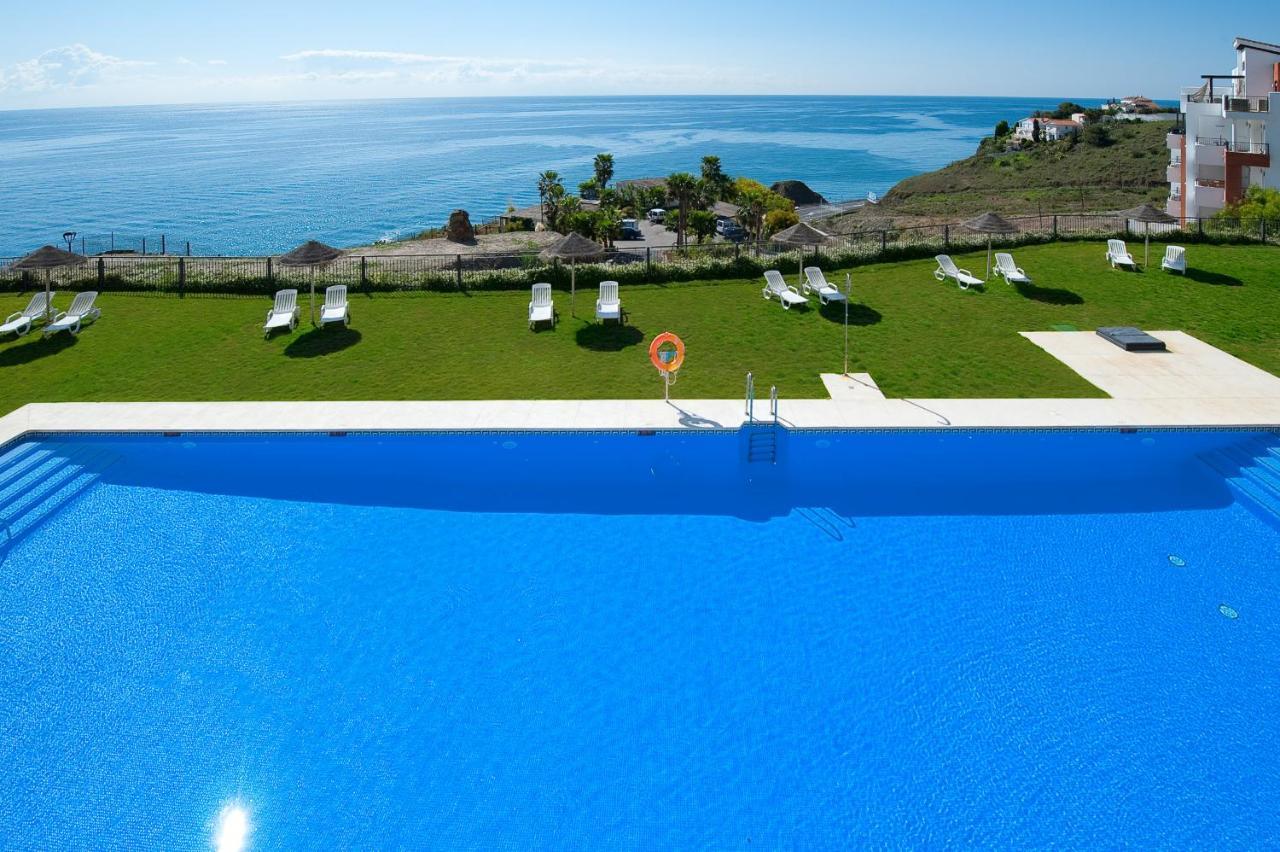 Precioso Apartamento 1 Dormitorio Con Vistas Mar Frontal Torrox Exterior photo